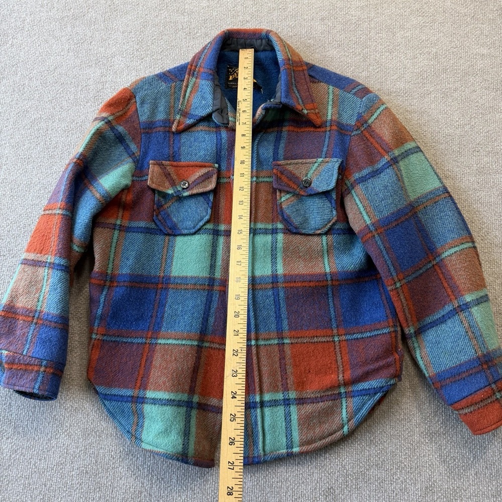 Vintage Put On by Sears Roebuck & Co. Checkerboard Wool Jacket Multicolor - Picture 3 of 9